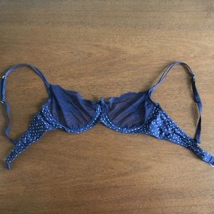 Gilly Hicks Navy Lace Bra